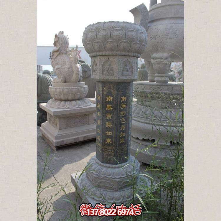 精美大理石浮雕石柱，點綴你的寺廟