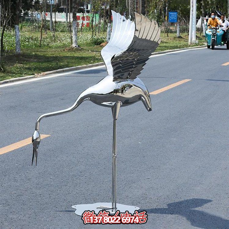 火烈鳥雕塑，美化你的園林景觀