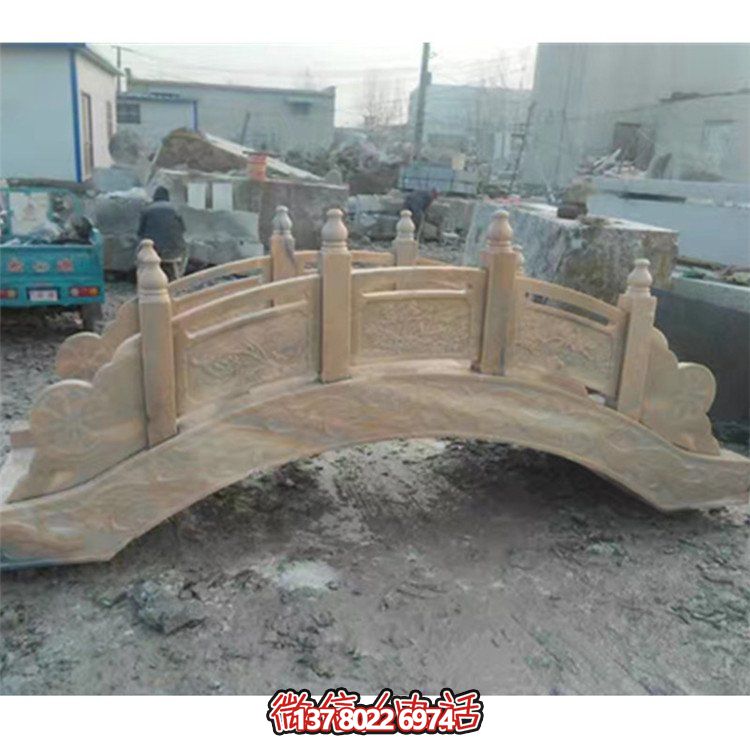 精美花崗巖雕刻石拱橋，為您的庭院裝飾添彩