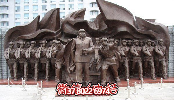 抗戰(zhàn)時(shí)期銅雕雕塑，緬懷那段英雄時(shí)光