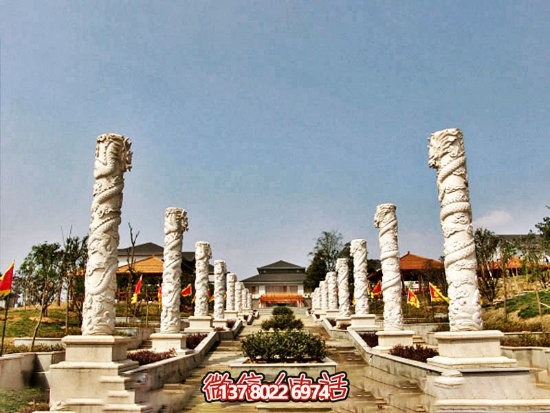 傳統(tǒng)工藝石雕龍柱，傳承古老文化