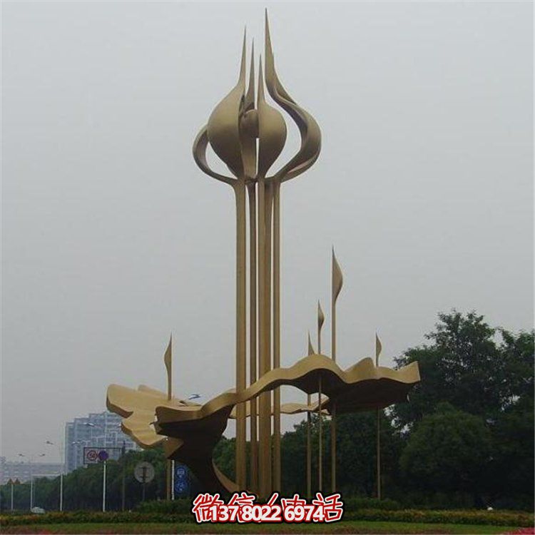 大型不銹鋼景觀擺件，為廣場(chǎng)帶來活力