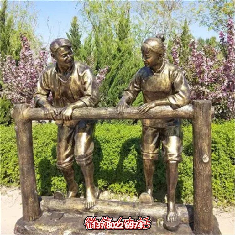 仿古銅雕塑，玻璃鋼景觀雕塑