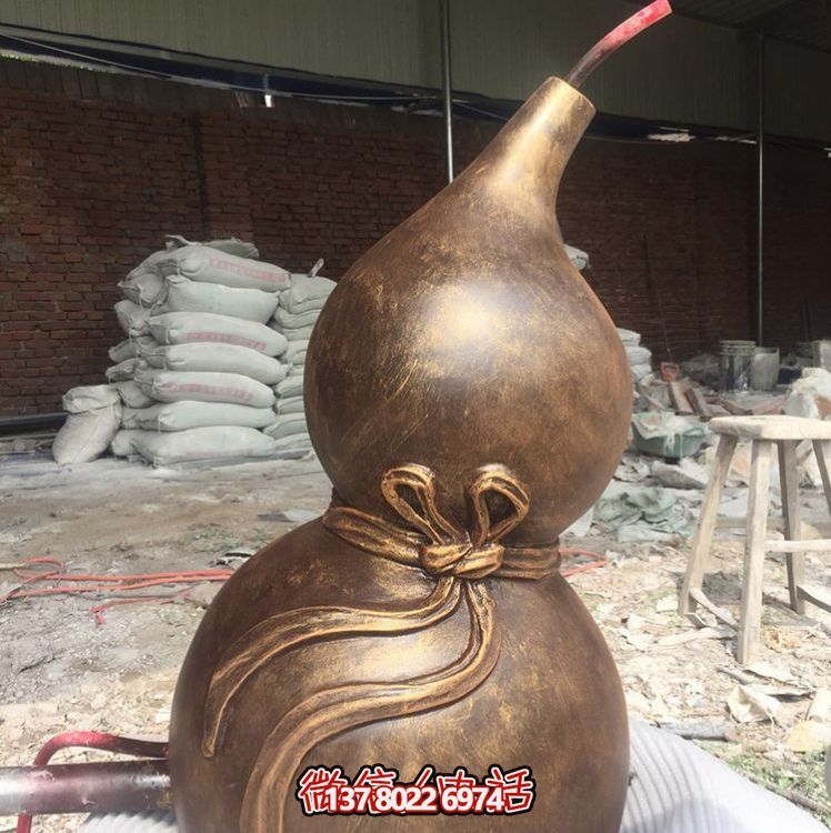萬用銅雕葫蘆，集家居裝飾、鎮(zhèn)宅辟邪、雕塑藝術(shù)于一體