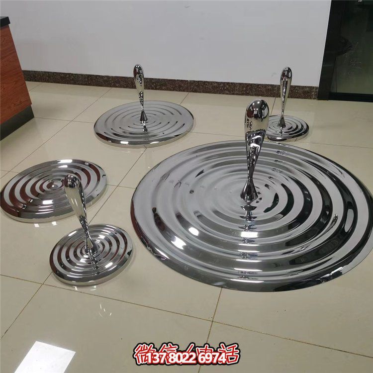 不銹鋼景觀雕塑為您的廣場、園林增添美麗的景觀