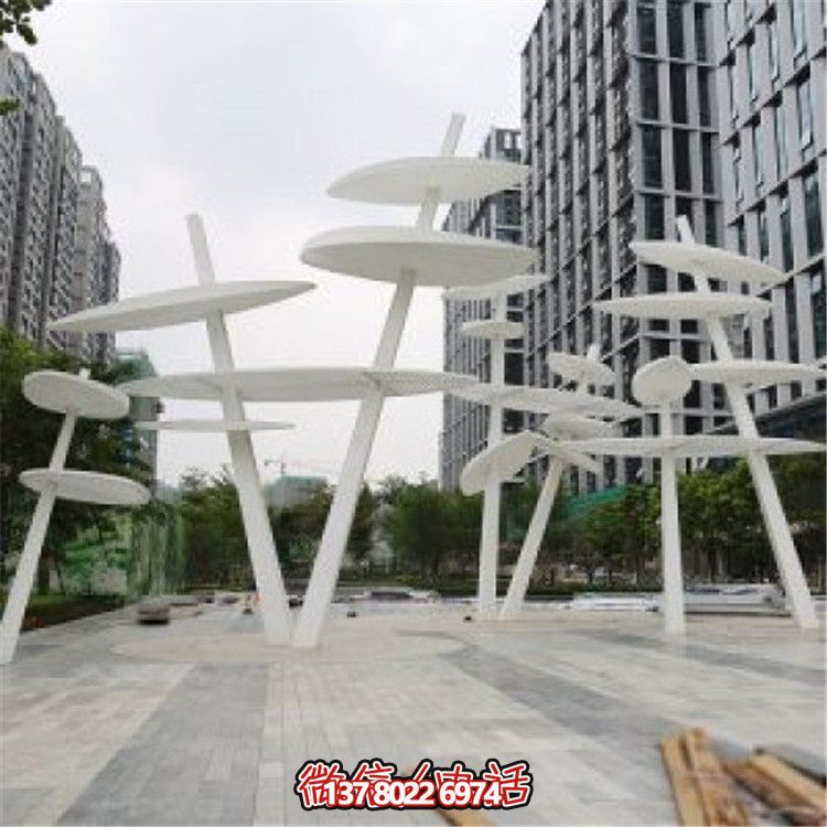 不銹鋼大型樹葉雕塑，為你的戶外景觀創(chuàng)造獨特的創(chuàng)意