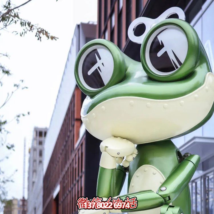 不銹鋼大型門(mén)口商場(chǎng)超市青蛙