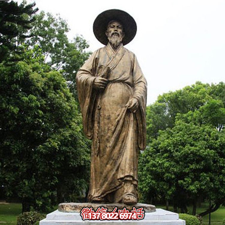 蘇軾銅雕像，贈(zèng)送中國(guó)歷史文化之精髓