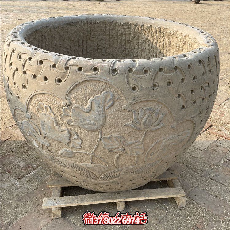 青石古意水缸，讓你融入古典世界