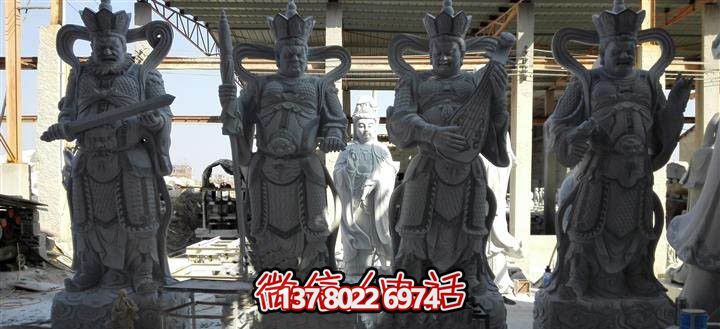 古樸雅致的大理石雕塑，見(jiàn)證古老神佛四大天王的傳承
