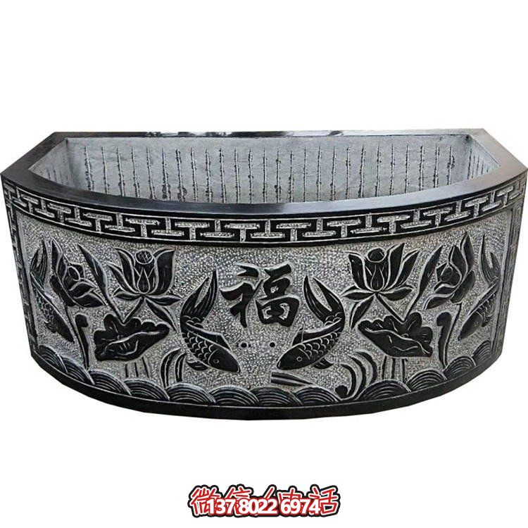 藝術(shù)精美的石雕擺件，點(diǎn)綴美麗庭院