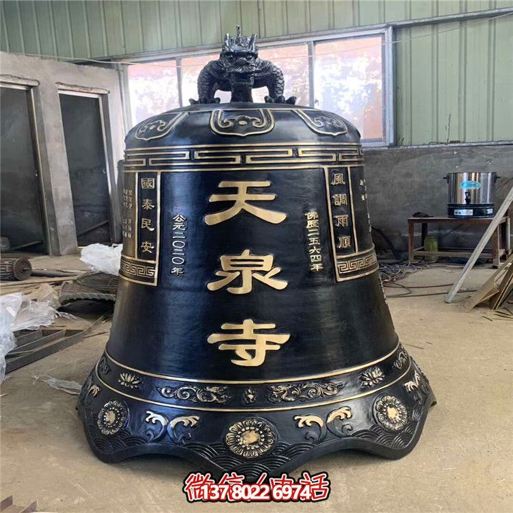 天泉青銅掛鐘雕塑傳承古老文化，鑄就精美藝術(shù)品