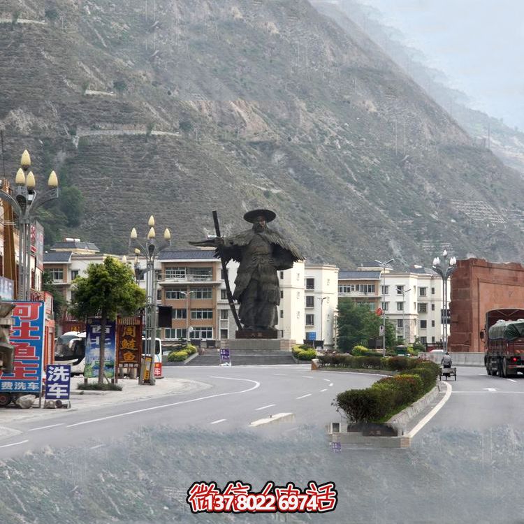 上古大禹雕像，記錄歷史名人傳奇