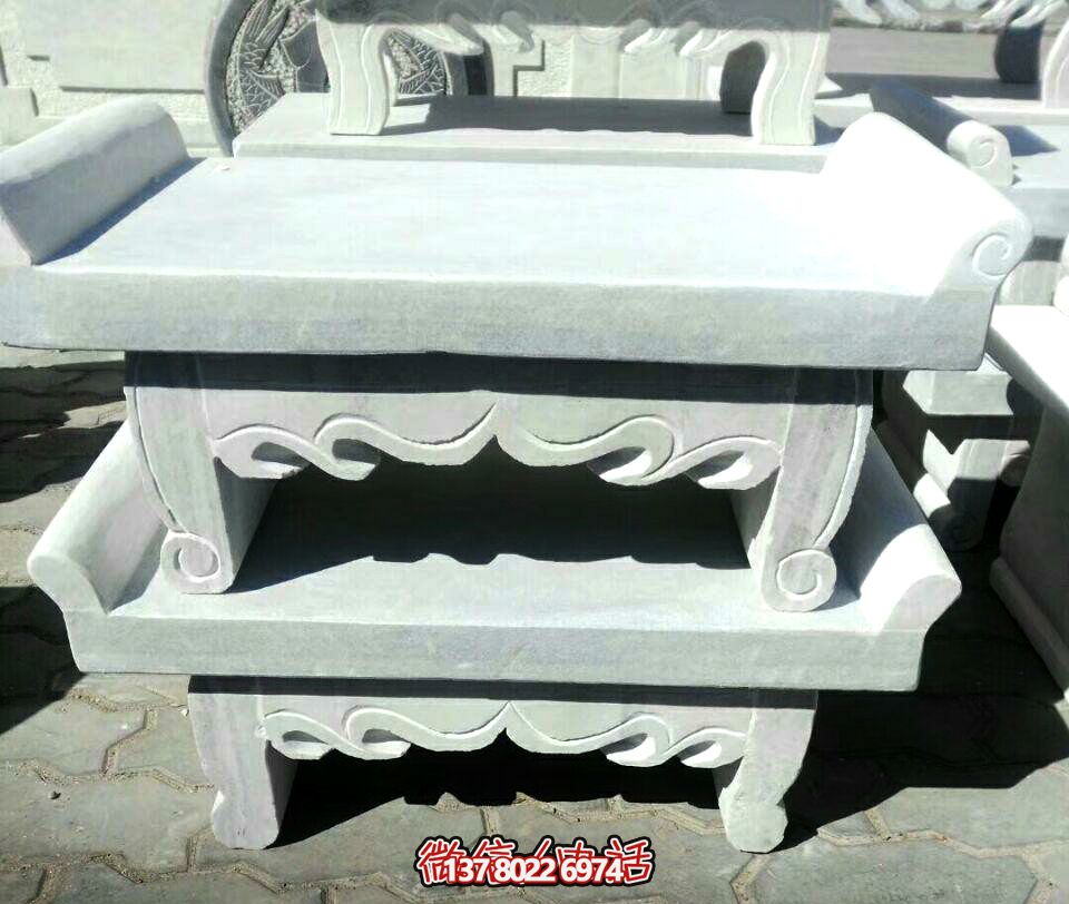 漢白玉佛像供桌，裝點(diǎn)景區(qū)寺院