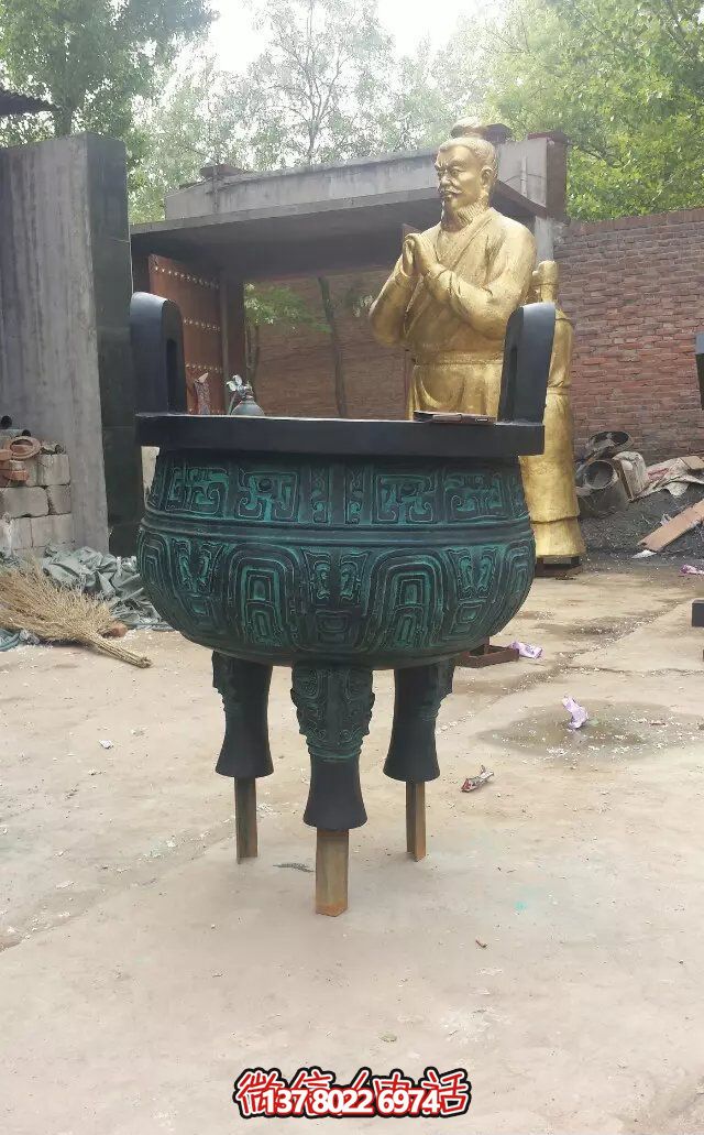 精美青銅雕塑，提升寺廟文物景觀