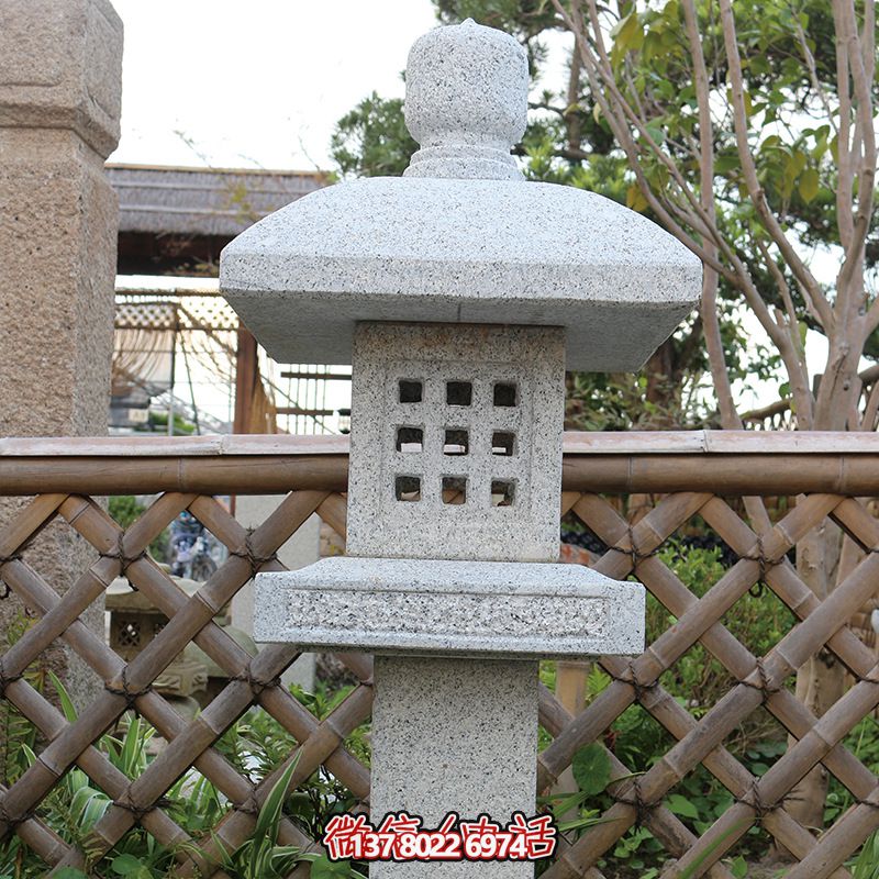 太陽能仿古青石石頭燈，為中式別墅、酒店戶外裝飾