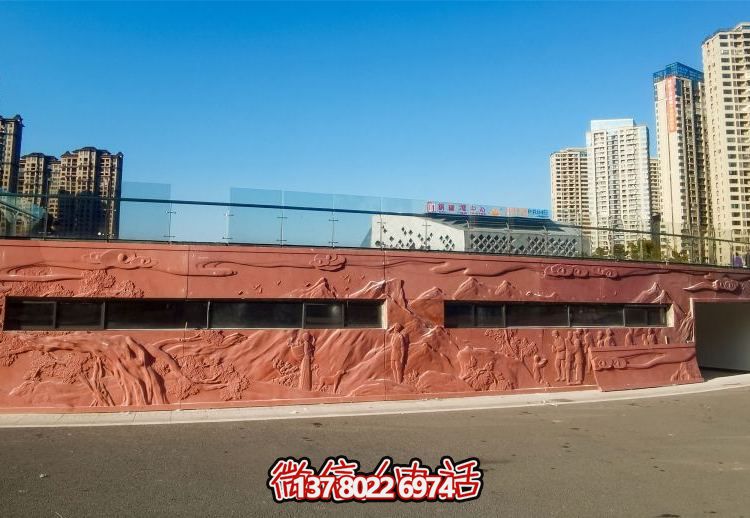 絢麗藝術(shù)空間，創(chuàng)意戶外浮雕銅雕影壁壁畫雕塑