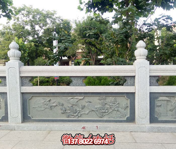 精美石欄系列，搭配園林花園，提升圍欄美感