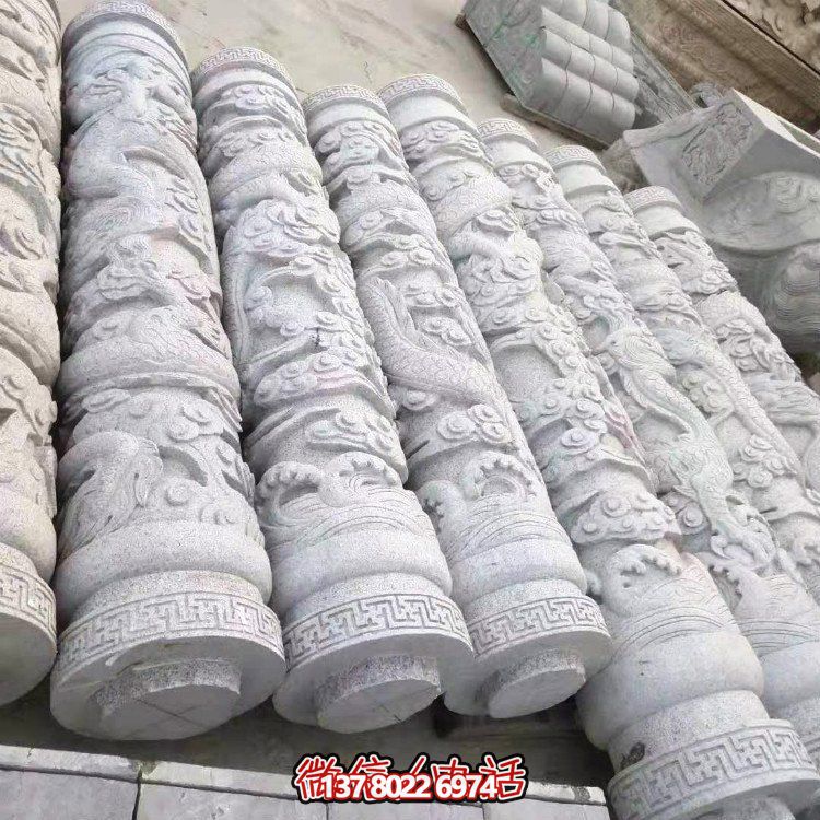 精美結(jié)合雕塑，把浮雕、大理石、石雕、石柱帶入戶外空間