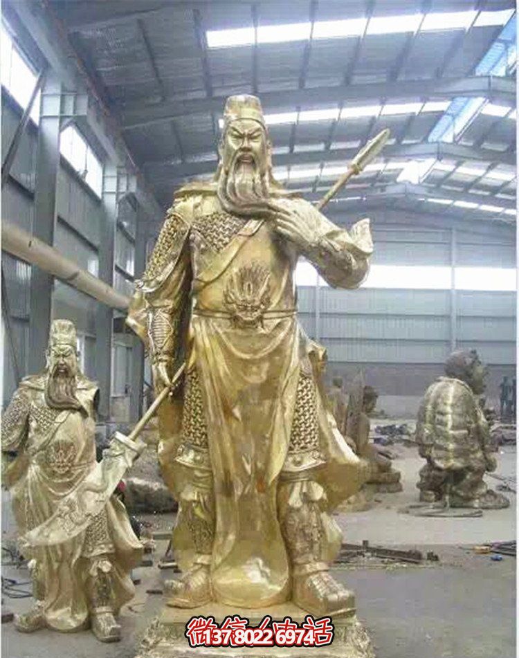 關(guān)公鎏金雕塑，讓企業(yè)招財(cái)更加順利
