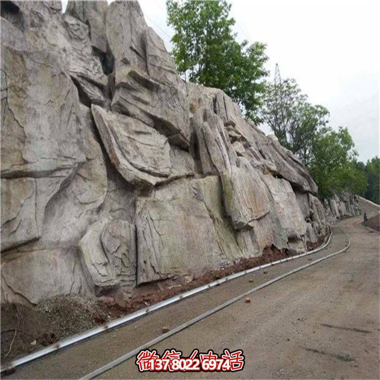 美輪美奐的景觀石，改善戶外街道路邊大型景觀