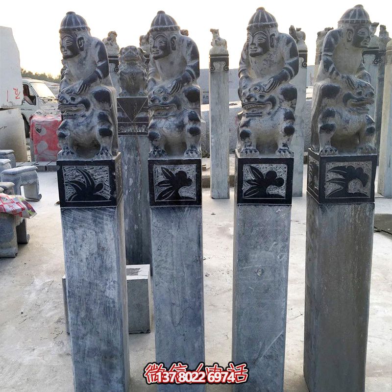 精美絕倫的拴馬柱擺件，裝飾你的庭院門口