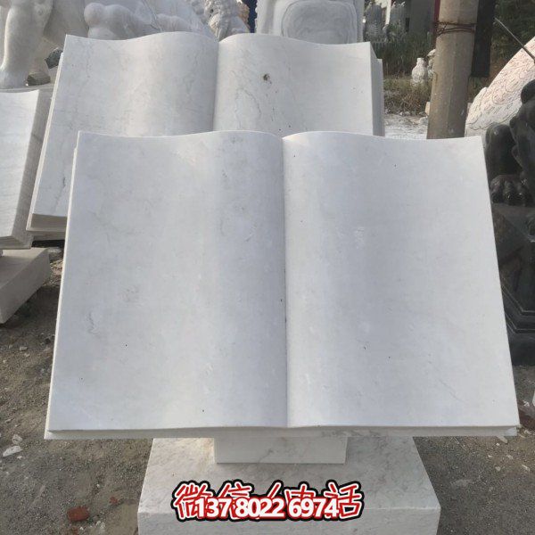 精美的大理石石雕雕塑——點綴園林校園，美化書籍之美