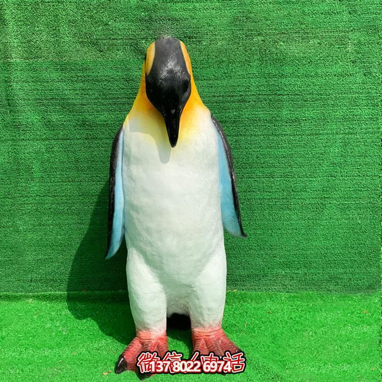 仿真企鵝雕塑，玻璃鋼制作