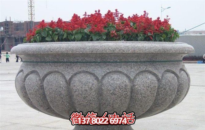 精美大理石花盆雕塑，點綴你的廣場