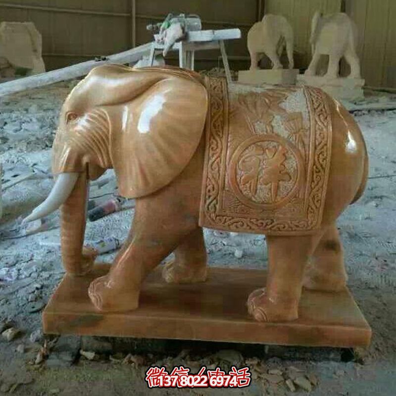 室內(nèi)裝飾藝術(shù)品——紅色晚霞大象石雕景觀(guān)擺件 室內(nèi)裝飾藝術(shù)品——紅色晚霞大象石雕景觀(guān)擺件