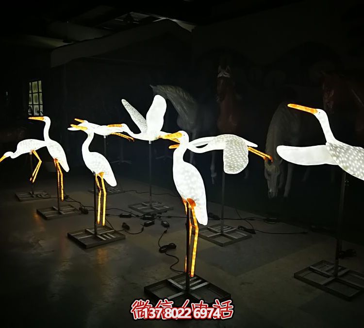 玻璃鋼雕塑景觀亮化，點亮景區(qū)園林