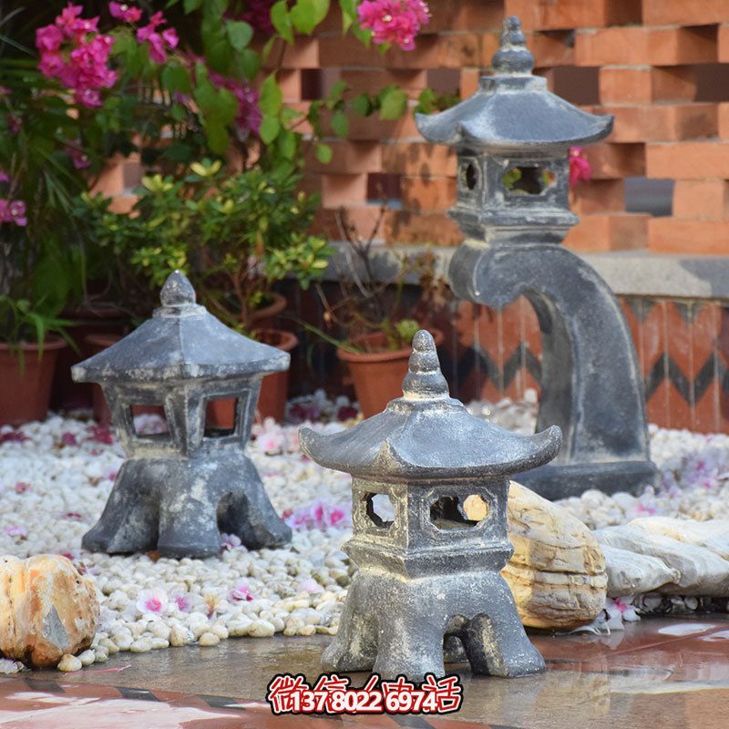 傳統(tǒng)日式風(fēng)格宮燈裝飾，安置禪意擺件雕塑，為你的別墅和民宿增添創(chuàng)意