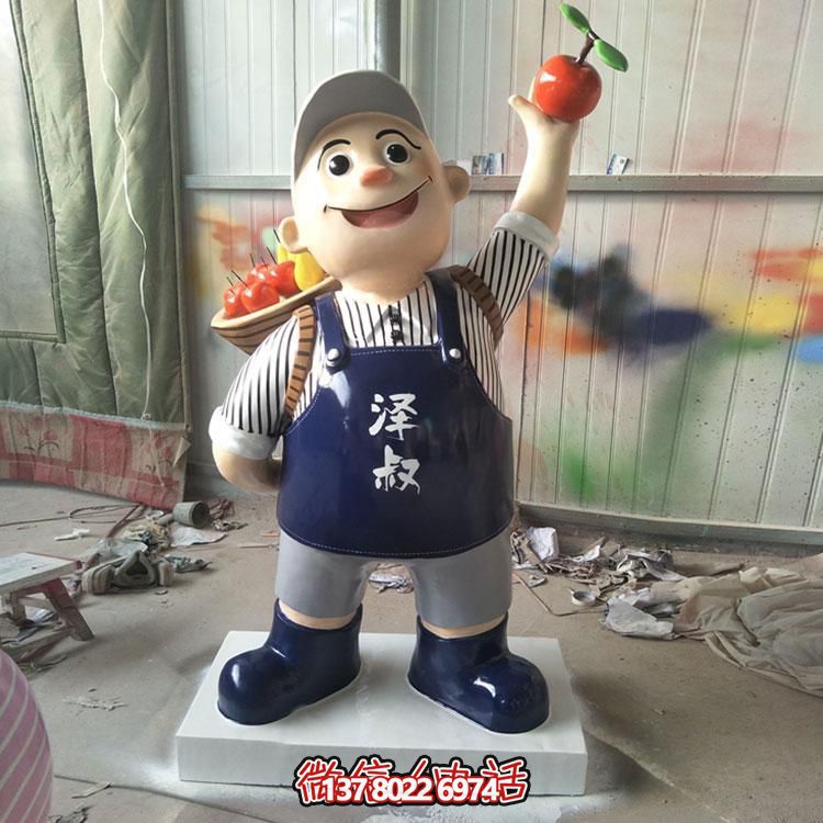 玻璃鋼彩繪擺件，點(diǎn)綴飯店酒店戶外廣場(chǎng)公園雕塑