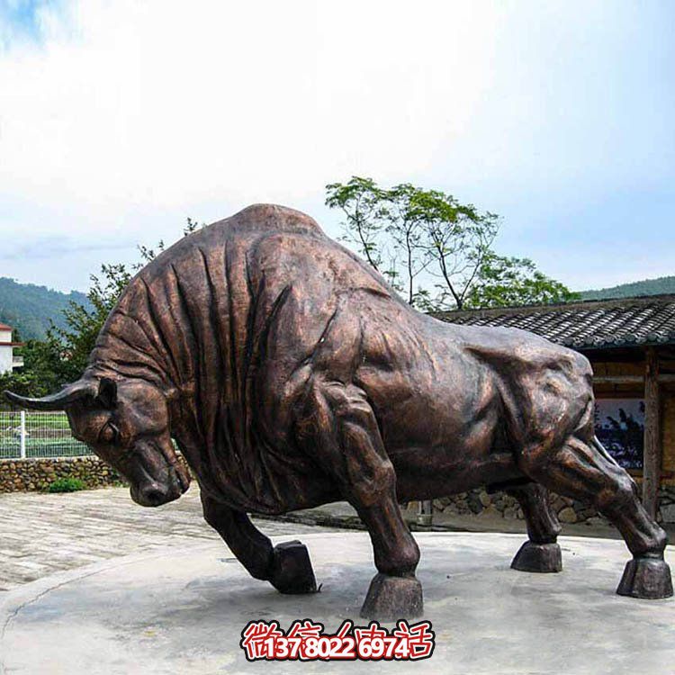 奮進(jìn)銅牛雕塑——讓大型企業(yè)工廠(chǎng)戶(hù)外銅雕更精彩
