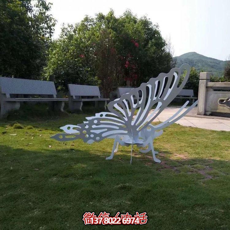 高級(jí)不銹鋼雕塑擺件，讓公園更加美麗