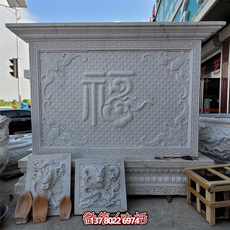 融合傳統(tǒng)文化，唯美經(jīng)典雕塑—中式影壁