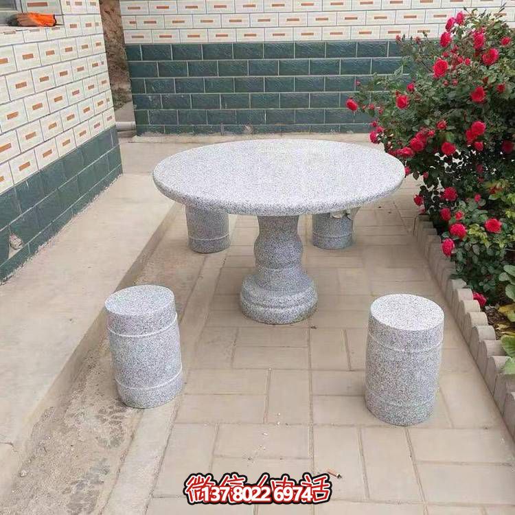 花崗巖石凳，室外私家院子裝飾