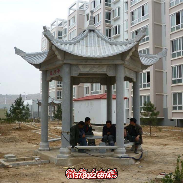 古典風(fēng)情涼亭，點(diǎn)綴小區(qū)廣場(chǎng)，讓您休閑身心