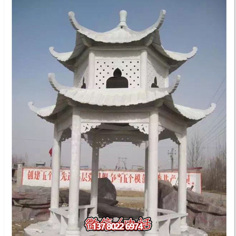 舒適寧?kù)o的大理石涼亭，完美滿(mǎn)足休息需求