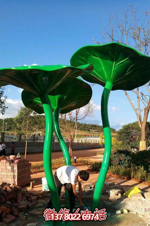 大型荷葉雕塑景觀，給您不一樣的戶外植物體驗(yàn)