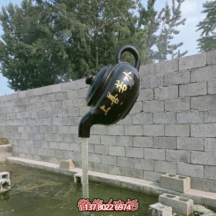 玻璃鋼懸空流水擺件，室外裝飾藝術精品