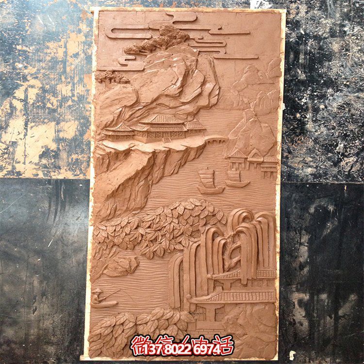 中式大理石浮雕壁畫(huà)雕塑，為景區(qū)園林室外擺放而制