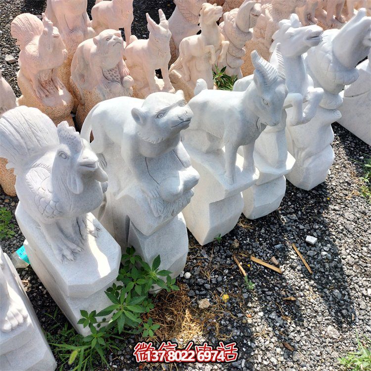 十二生肖小石雕擺件，帶來更多的吉祥與幸運(yùn)