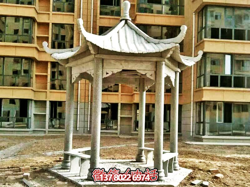 仿古建筑涼亭，為小區(qū)、公園、草坪提供休息雕塑美化