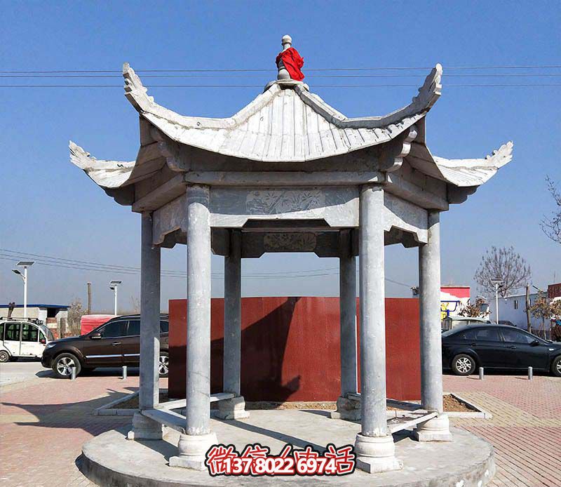 精致大理石涼亭，點(diǎn)綴完美小區(qū)廣場