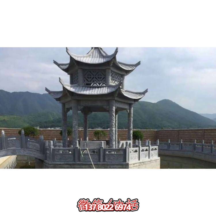 精美大理石雕塑涼亭，把藝術(shù)與實(shí)用完美結(jié)合