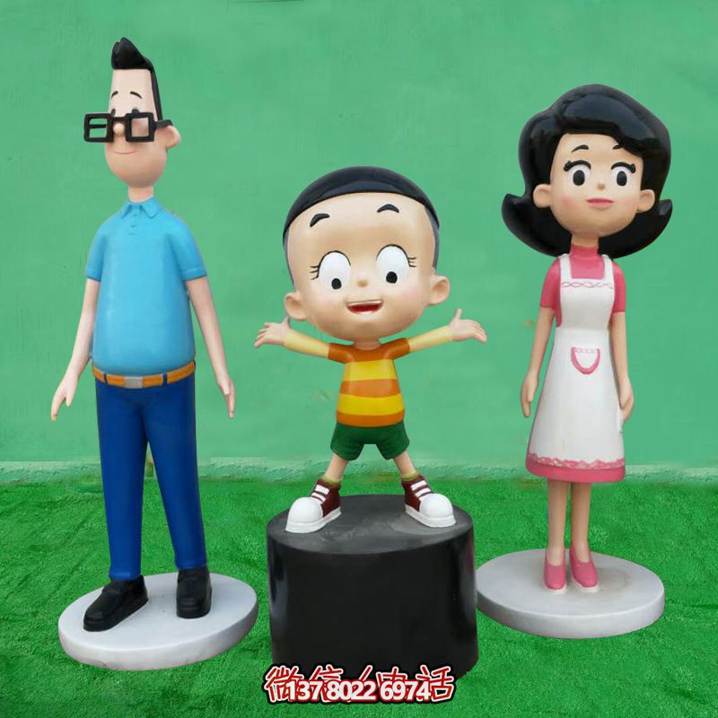 玻璃鋼卡通人物雕塑，為游樂園增添彩繪驚喜