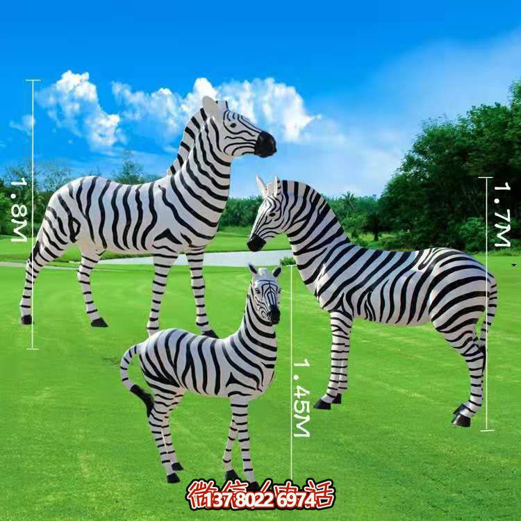 斑馬仿真擺件，帶來動物園的美好回憶