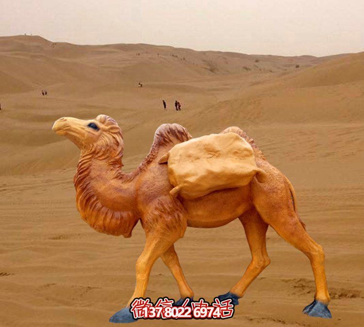 仿真駱駝雕塑，裝點園林廣場