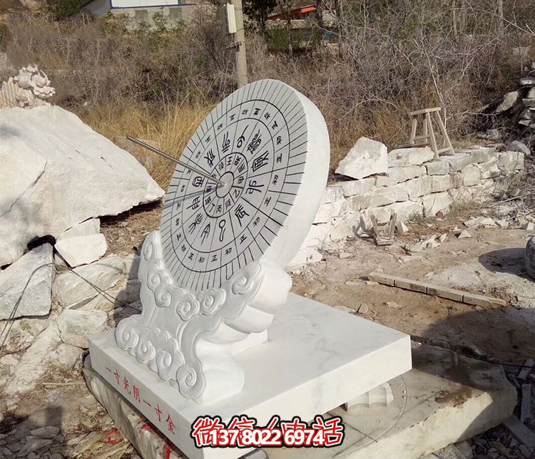 精致日晷雕塑，為你的戶外景區(qū)帶來創(chuàng)意石雕裝飾